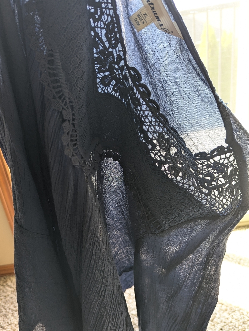 Tantrums Navy Flowy Tunic - Picture 7 of 7